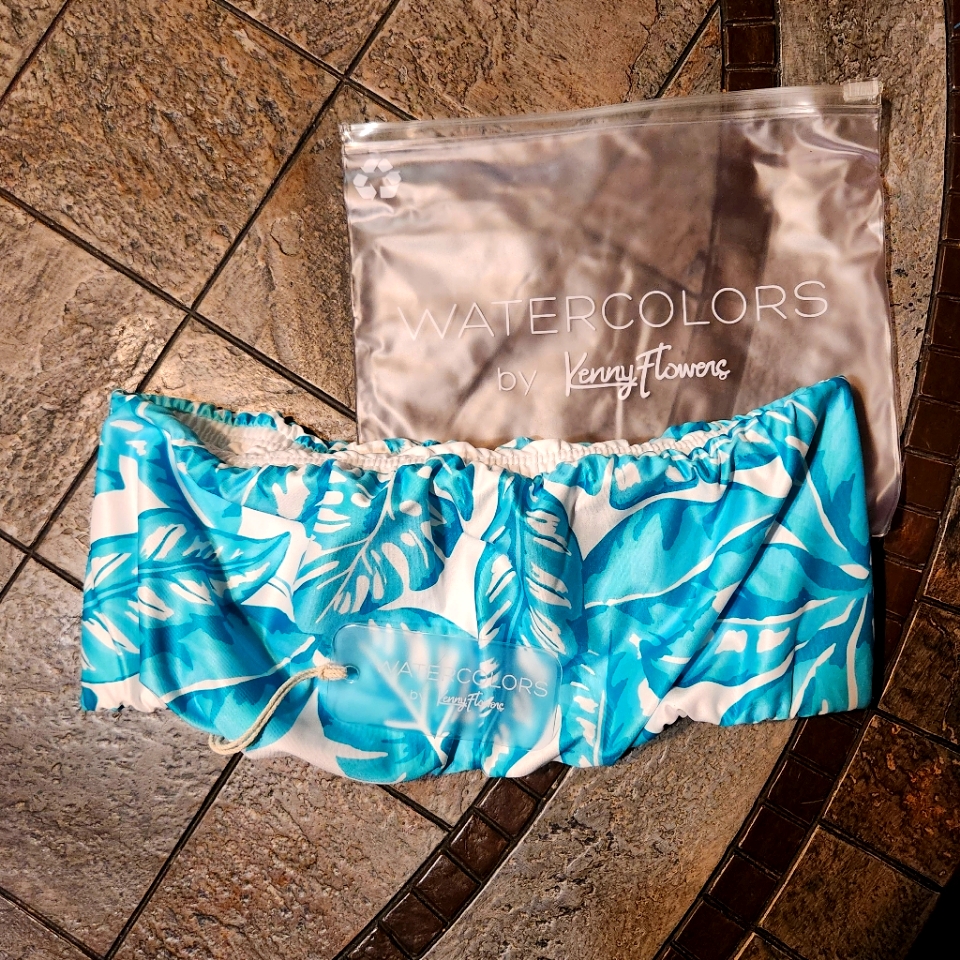 Kenny Flowers Blue And White Bikini